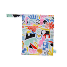 colorful wet bag with pocket