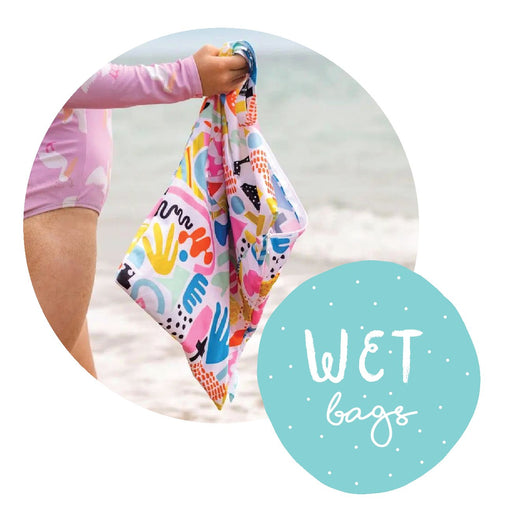 colorful handy wet bags