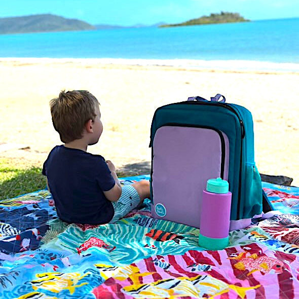 Adventure Backpack - All-Purpose Parents Backpack [Lilac on Teal