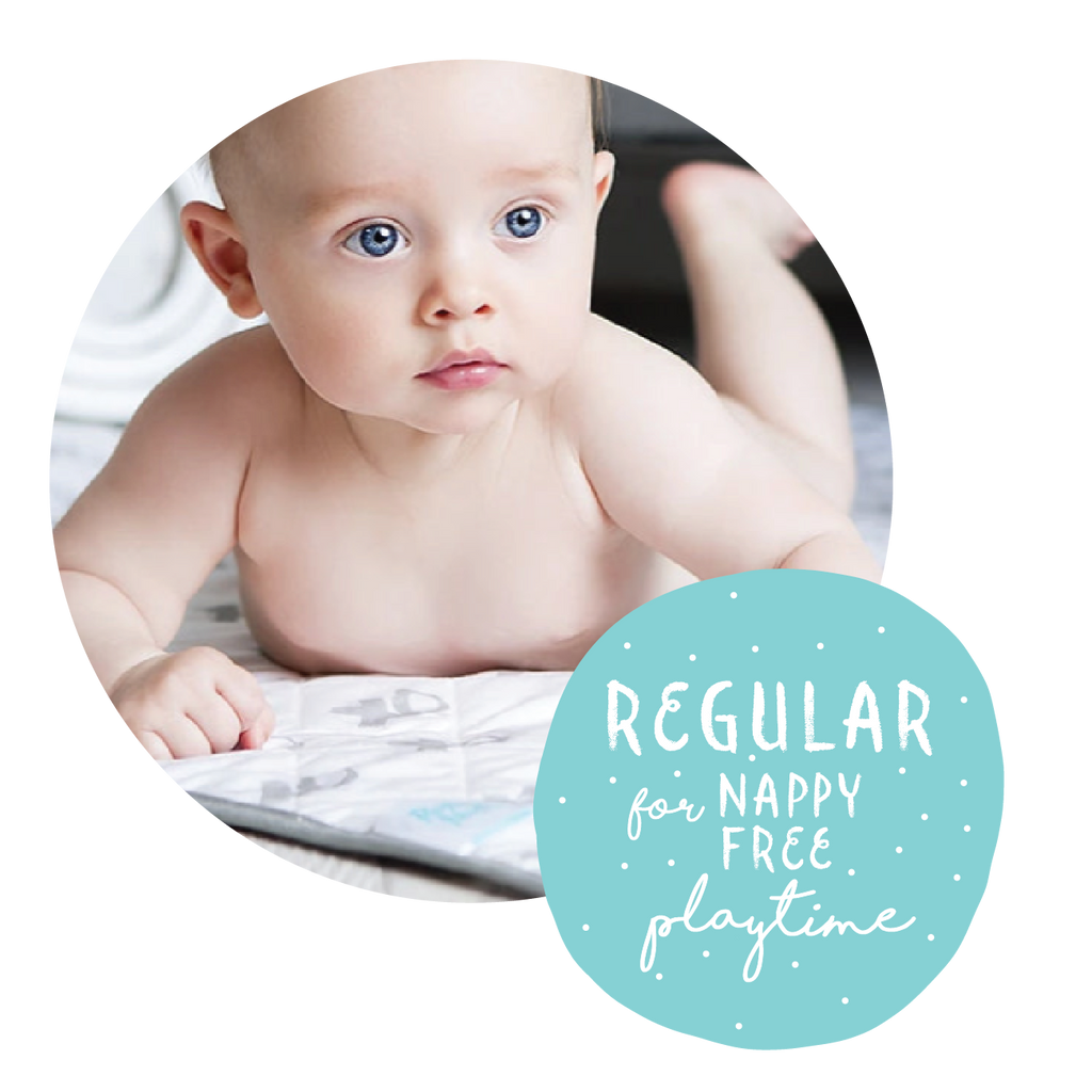regular size playmat perfect for nappy free playtime