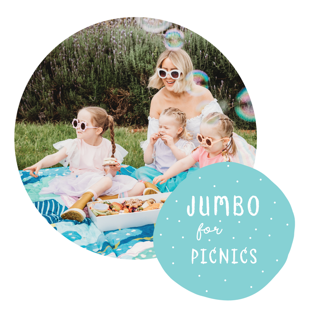 jumbo size playmats big enough for picnics or a day at the beach