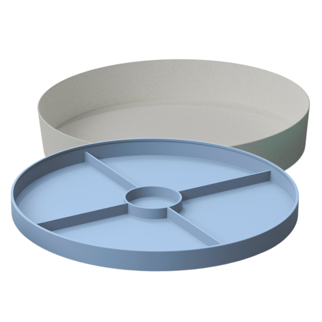 Jellystone Designs Tray Play sensory tray in soft blue