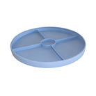 Soft blue Tray Play lid with compartments