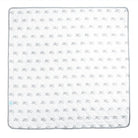 Kiss Hug regular baby playmat with grey XO hugs and kisses print on soft white, waterproof and machine washable