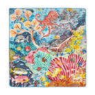 Octopus's Garden regular baby playmat, hand-painted underwater reef with octopus, coral and tropical fish, 90x90cm