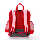 picnic backpack bag red back view with straps