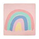 pink kids playmat extra large rainbow blanket