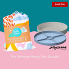 The Ultimate Messy Play Bundle - Rudie Nudie waterproof playmat and Jellystone Designs Tray Play, save $10