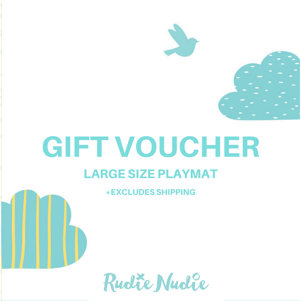 rudie nudie gift voucher for large playmat